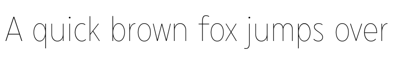 Preview of FONTSPRING DEMO - 100 Matahari Condensed Thin Regular font