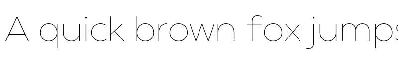 Preview of FONTSPRING DEMO - 100 Matahari Thin Regular font