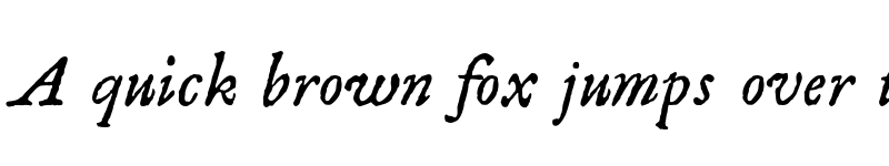 Preview of FONTSPRING DEMO - 1689 GLC Garamond Pro Italic font