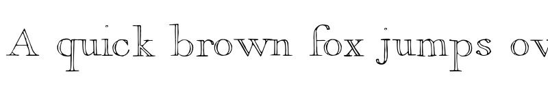 Preview of FONTSPRING DEMO - 1751 GLC Copperplate Outline Normal font