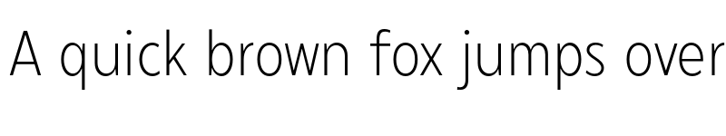 Preview of FONTSPRING DEMO - 300 Matahari Condensed Light Regular font