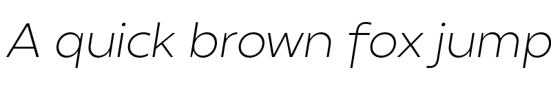 Preview of FONTSPRING DEMO - 300 Matahari Light Italic font