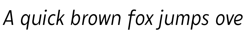 Preview of FONTSPRING DEMO - 400 Matahari Condensed Regular Italic font