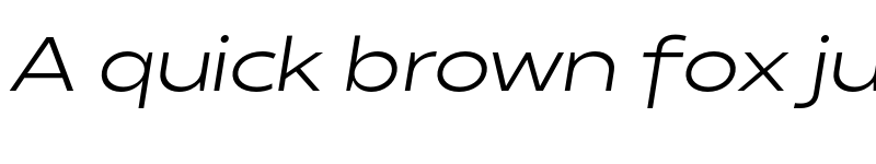 Preview of FONTSPRING DEMO - 400 Matahari Extended Regular Italic font