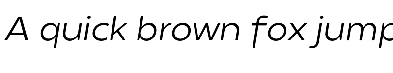 Preview of FONTSPRING DEMO - 400 Matahari Regular Italic font