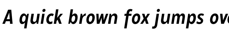 Preview of FONTSPRING DEMO - 700 Matahari Condensed Bold Bold Italic font