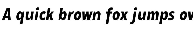 Preview of FONTSPRING DEMO - 800 Matahari Condensed ExtBold Bold Italic font