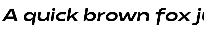 Preview of FONTSPRING DEMO - 800 Matahari Extended ExtraBold Bold Italic font