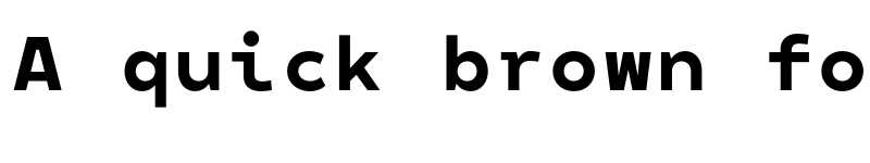 Preview of FONTSPRING DEMO - 800 Matahari Mono ExtraBold Bold font