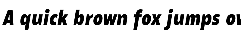 Preview of FONTSPRING DEMO - 900 Matahari Condensed Black Bold Italic font