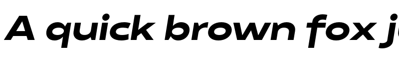 Preview of FONTSPRING DEMO - 900 Matahari Extended Black Bold Italic font