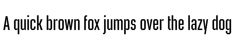 Preview of FONTSPRING DEMO - 946 Latin Dense 1 Bold font