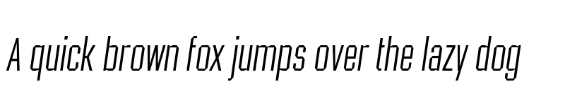 Preview of FONTSPRING DEMO - 946 Latin Dense 1 Italic font