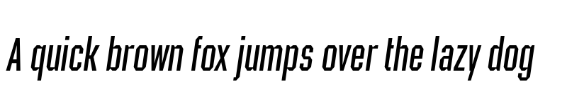 Preview of FONTSPRING DEMO - 946 Latin Dense 2 Italic font