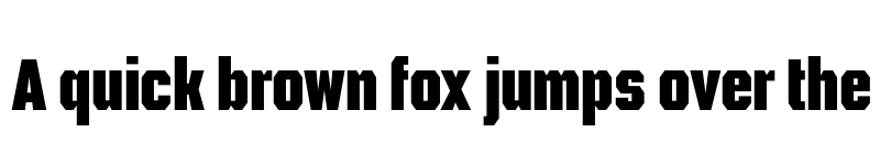 Preview of FONTSPRING DEMO - 946 Latin Dense 3 Bold font