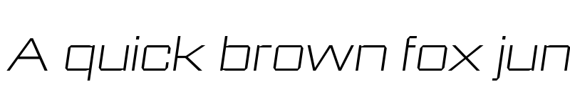 Preview of FONTSPRING DEMO - 946 Latin Wide 1 Italic font