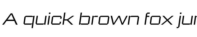 Preview of FONTSPRING DEMO - 946 Latin Wide 2 Italic font