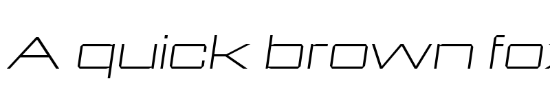 Preview of FONTSPRING DEMO - 946 Latin XWide 1 Italic font