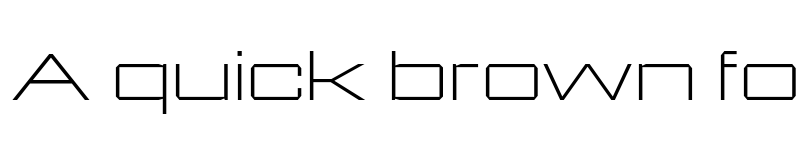 Preview of FONTSPRING DEMO - 946 Latin XWide 1 Regular font