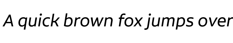 Preview of FONTSPRING DEMO - Aalto Sans Essential Alt It Regular font