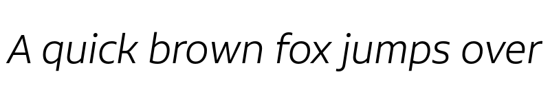 Preview of FONTSPRING DEMO - Aalto Sans Essential Alt Light It Regular font