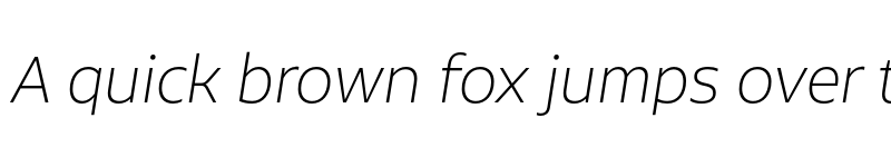 Preview of FONTSPRING DEMO - Aalto Sans Essential Alt UltraLight It Regular font