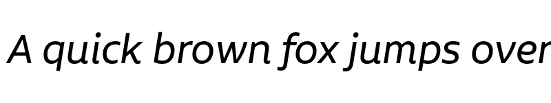 Preview of FONTSPRING DEMO - Aalto Sans Essential It Regular font