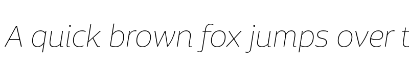 Preview of FONTSPRING DEMO - Aalto Sans Essential Thin It Regular font