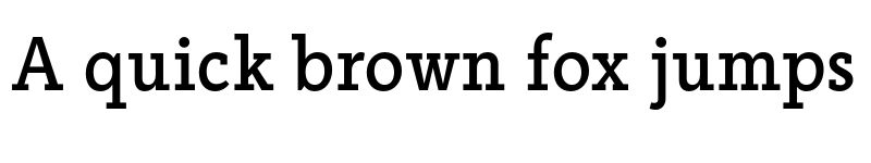 Preview of FONTSPRING DEMO - Abiding Bk Regular font