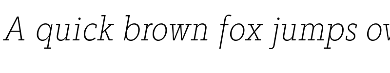 Preview of FONTSPRING DEMO - Abiding Th Italic font