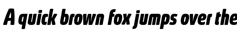 Preview of FONTSPRING DEMO - Absolut Pro ExtraBold Condensed Bold Italic font