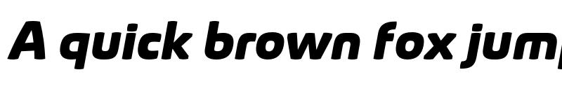 Preview of FONTSPRING DEMO - Absolut Pro ExtraBold Expanded Bold Italic font