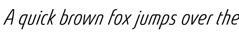 Preview of FONTSPRING DEMO - Absolut Pro ExtraLight Condensed Italic font