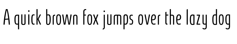 Preview of FONTSPRING DEMO - Absolut Pro ExtraLight UltraCondensed Regular font