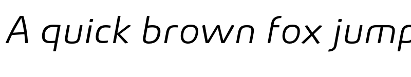 Preview of FONTSPRING DEMO - Absolut Pro Light Expanded Italic font