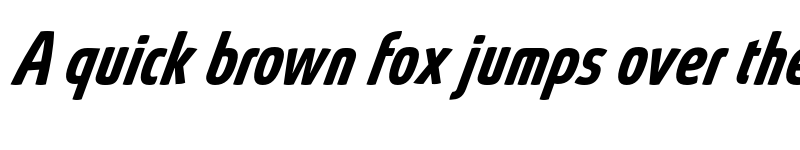 Preview of FONTSPRING DEMO - Absolut Pro SemiBold Condensed Bold Italic font