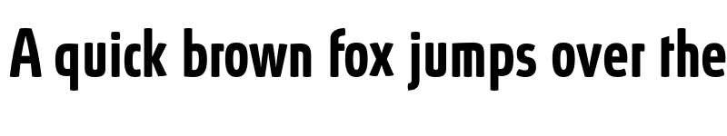 Preview of FONTSPRING DEMO - Absolut Pro SemiBold Condensed Bold font