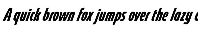 Preview of FONTSPRING DEMO - Absolut Pro SemiBold UltraCondensed Bold Italic font