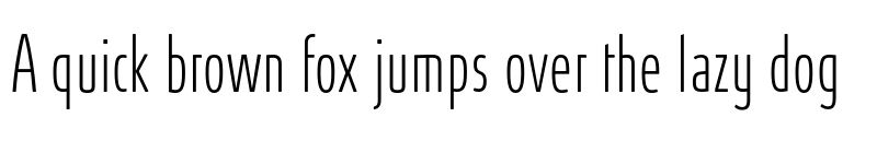 Preview of FONTSPRING DEMO - Absolut Pro Thin UltraCondensed Regular font