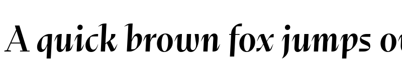 Preview of FONTSPRING DEMO - Abstract Medium It Regular font