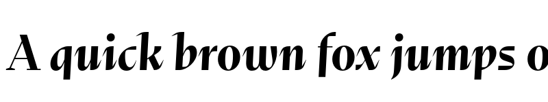 Preview of FONTSPRING DEMO - Abstract Semi Bold It Regular font