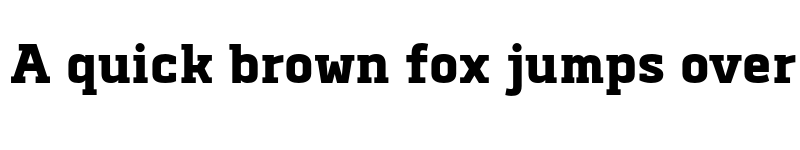 Preview of FONTSPRING DEMO - Abula Black Regular font