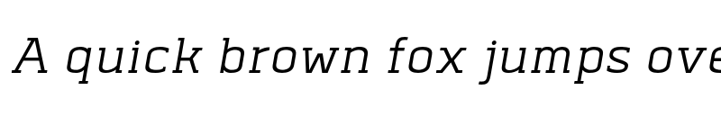 Preview of FONTSPRING DEMO - Abula Light Bold Italic font