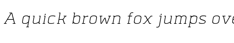 Preview of FONTSPRING DEMO - Abula Organic ExtLt Italic font