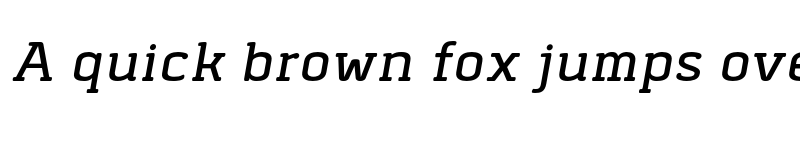 Preview of FONTSPRING DEMO - Abula Organic SemLt Italic font