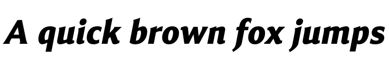 Preview of FONTSPRING DEMO - Accia Flare ExtBd Italic font