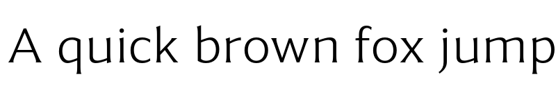 Preview of FONTSPRING DEMO - Accia Flare Light Regular font