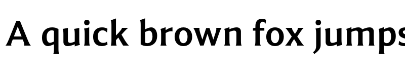 Preview of FONTSPRING DEMO - Accia Flare SemBd Regular font