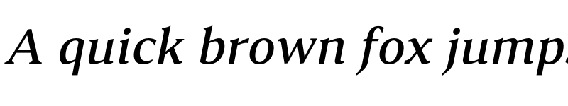 Preview of FONTSPRING DEMO - Accia Moderato Med Italic font