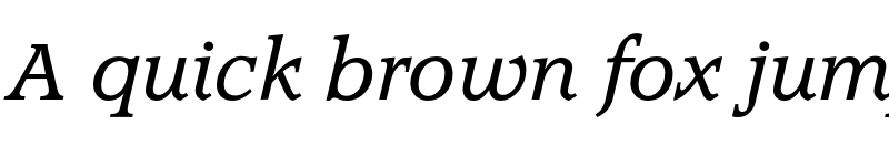 Preview of FONTSPRING DEMO - Accolade Serial Italic font